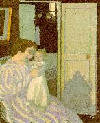 Maurice Denis Mother and Child oil painting on canvas